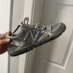 New Balance Silver Mesh Sneakers